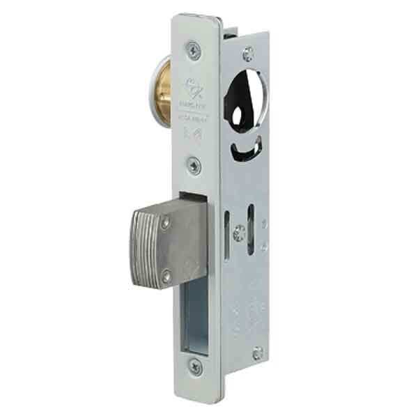MS DEADBOLT 31/32 BS 628 31/32 Inch Backset Radius Faceplate Strike Not Included Aluminum